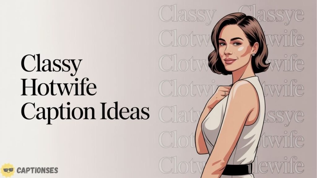 Classy hotwife caption ideas.