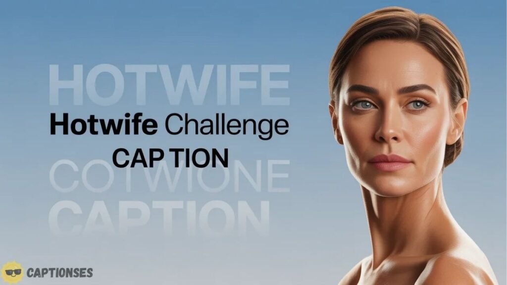 Hotwife challenge caption banner.