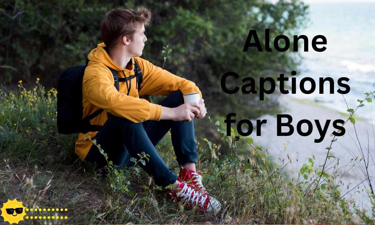 Strong and confident alone captions for boys that reflect independence, self-respect, and inner strength. Perfect for solo photos, deep thoughts, and personal growth moments.
