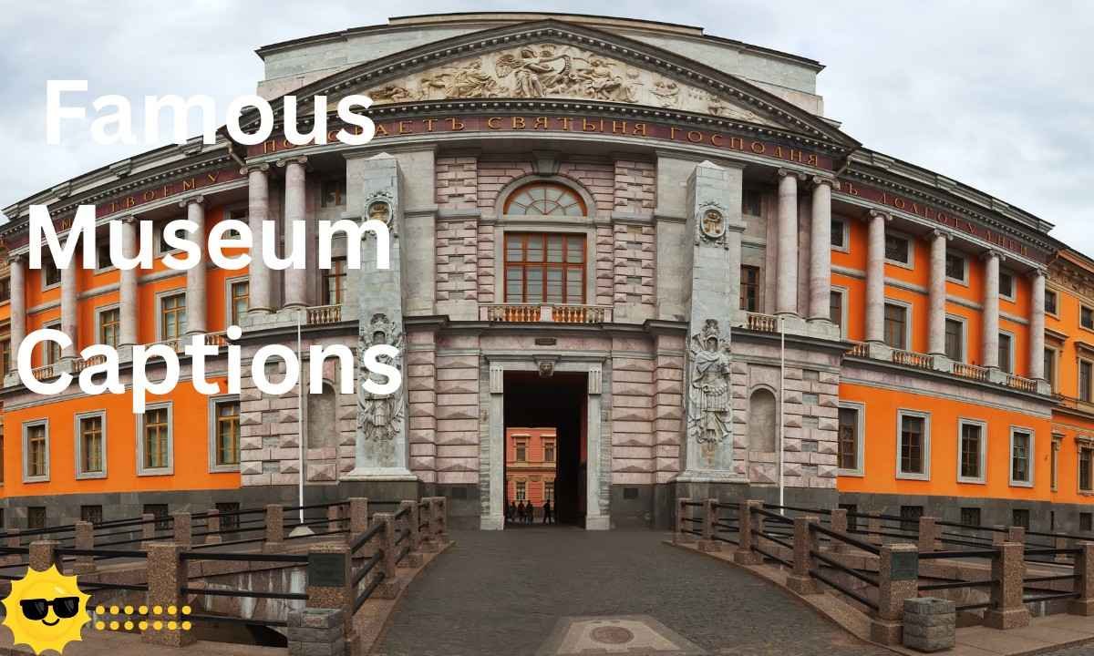 A stylish collection of captions inspired by iconic museums, perfect for sharing artistic, cultural, and historical moments on Instagram. 🏛️📸
