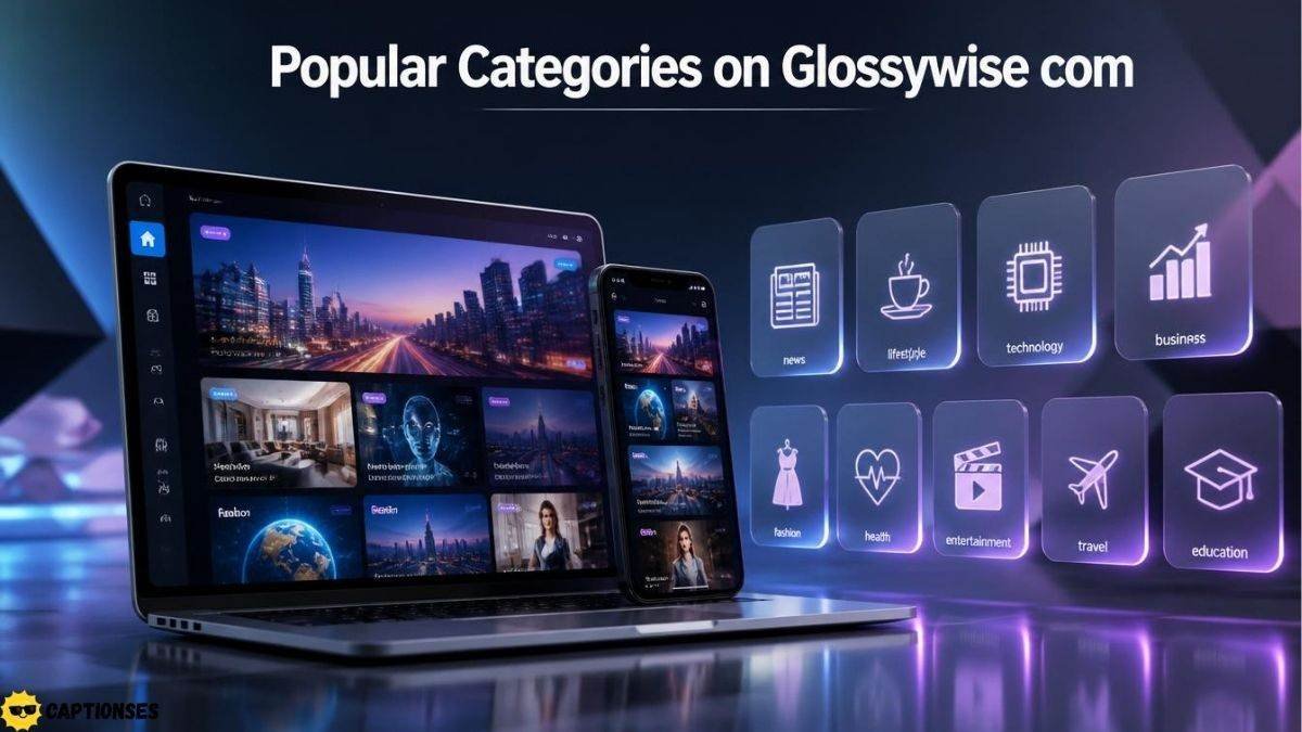 Glossywise.com category dashboard