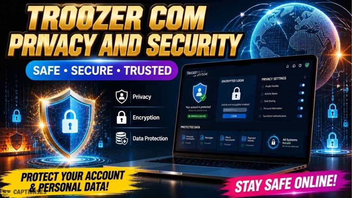 Troozer.com privacy and security features